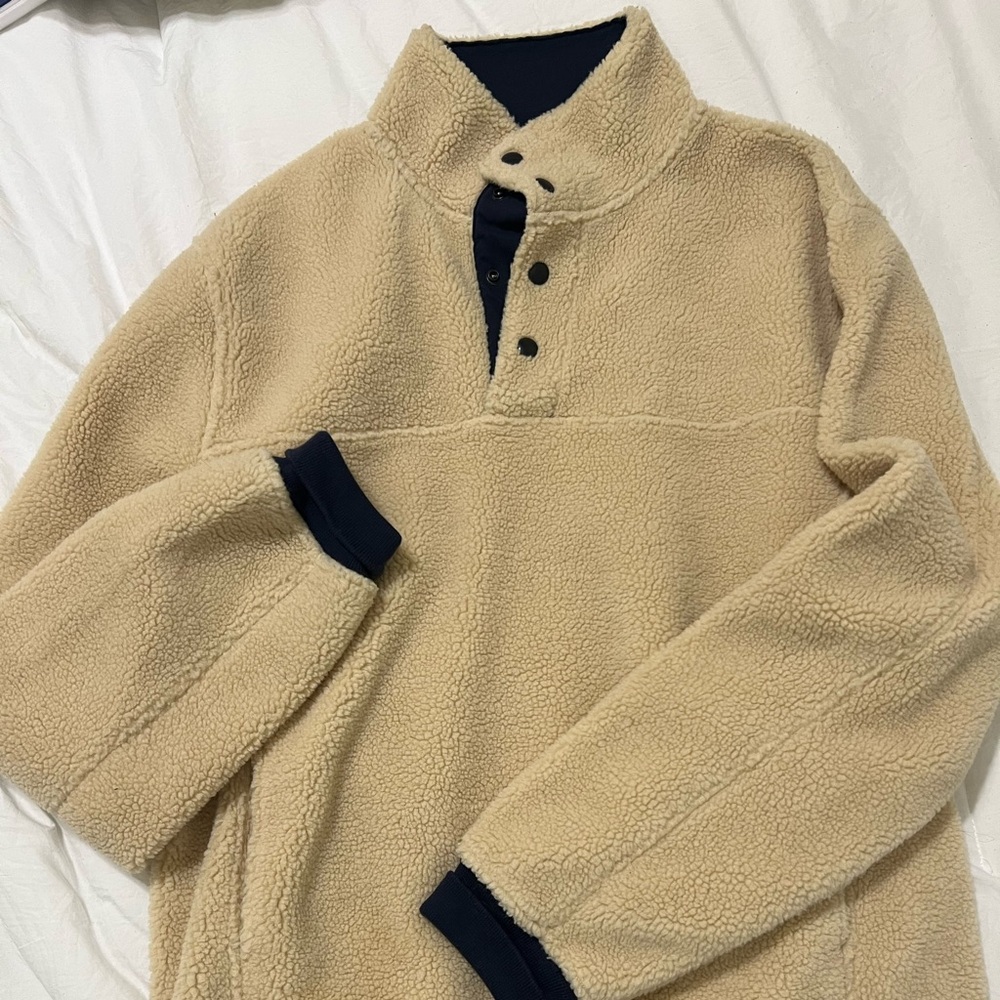 Men’s J Crew Sherpa Pullover